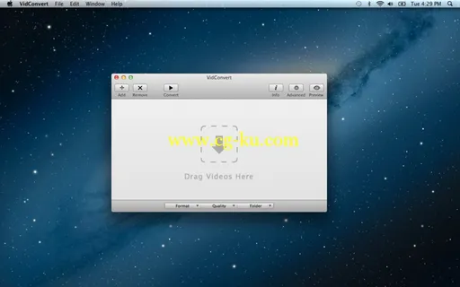 VidConvert 1.63 Multilingual MacOSX的图片1