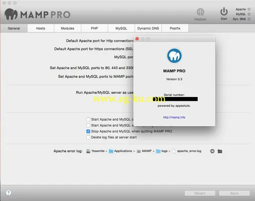 MAMP & MAMP PRO 3.5 Multilingual MacOSX的图片2