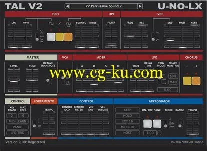 Togu Audio Line TAL-U-NO-LX V2.75 WiN MacOSX的图片1