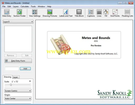 Sandy Knoll Software Metes And Bounds Pro 5.0 MacOSX的图片1