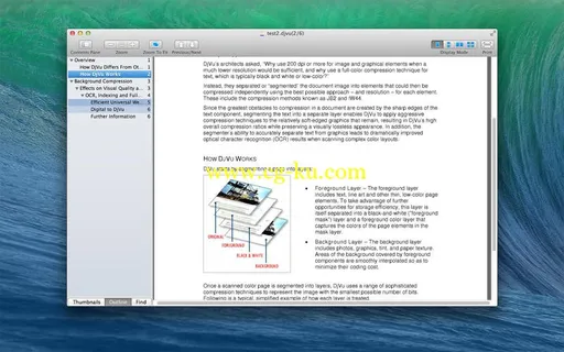 DjVu Reader FS 1.8 MacOSX的图片1