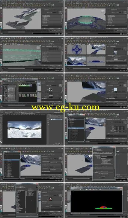 Digital-Tutors – Matte Painting a Sci-Fi Winterscape in Photoshop的图片1