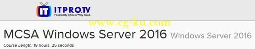 ITPRO.TV – MCSA Windows Server 2016: Windows Server 2016的图片1