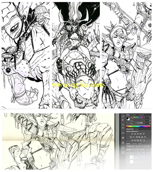 Gumroad - Creating concepts and illustrations in Pen and Ink (full package)的图片1