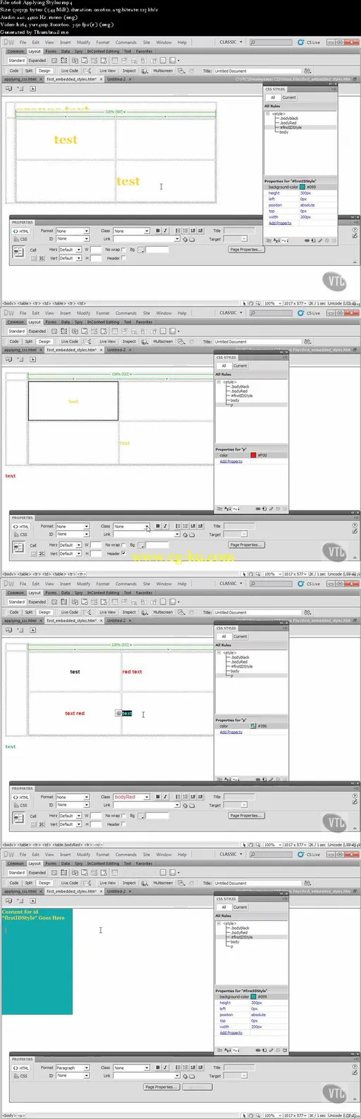 VTC – Adobe Dreamweaver CS5的图片2