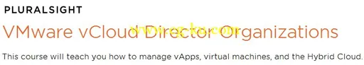 VMware VCloud Director Organizations的图片1