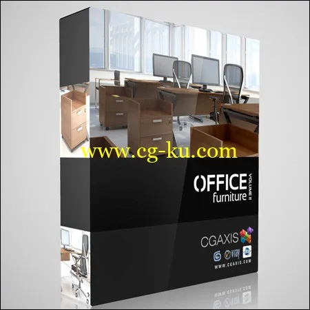 CGAxis _ Models Office Furniture Volume 11 办公家具模型下载的图片1