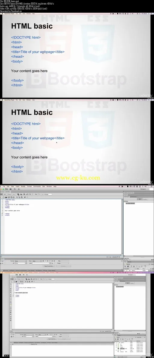 Udemy – HTML5, CSS3 & Bootstrap – How To Create A Responsive Website的图片2