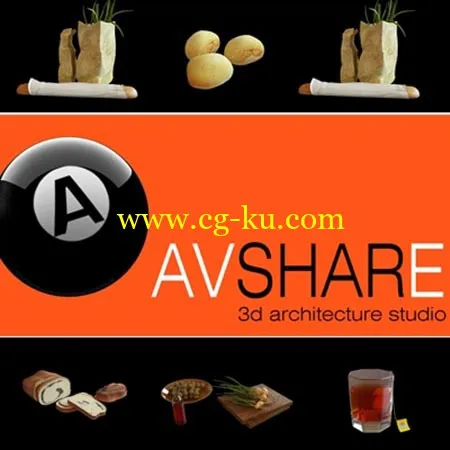 Avshare – Food 食品模型下载的图片1