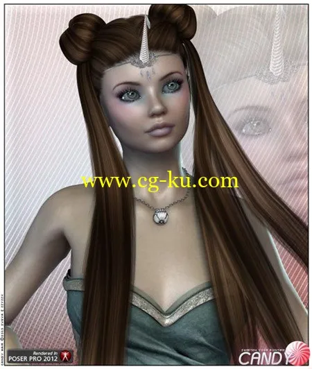 DAZ3DPoser模型Candy Unicorn的图片1