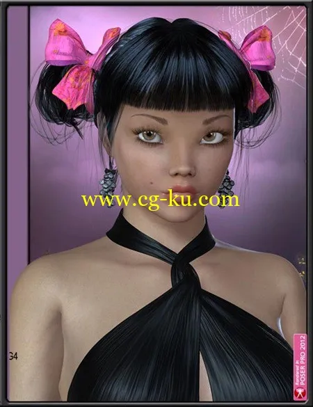 DAZ3DPoser模型Miho Hair的图片1