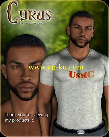 DAZ3DPoser模型,人物模型Cyrus的图片1