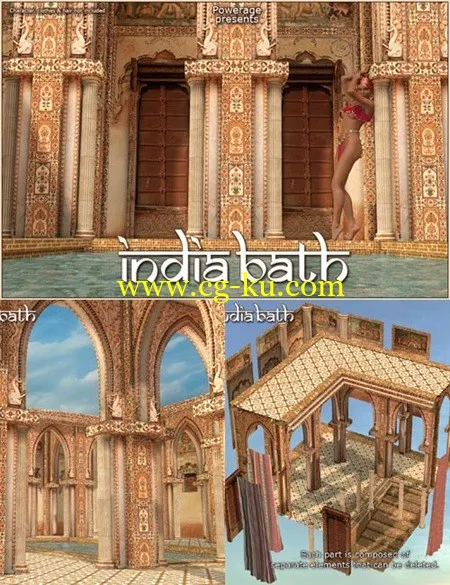 DAZ3DPoser模型India Bath的图片1