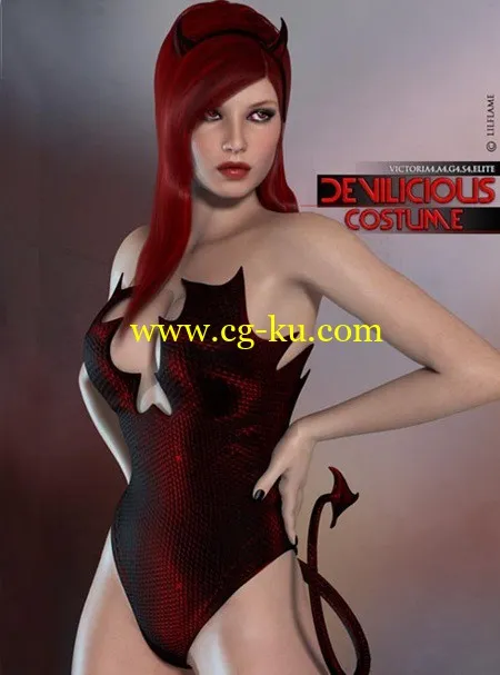 DAZ3DPoser模型Devilicious服装的图片1