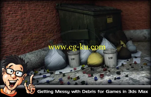 Digital Tutors – Getting Messy with Debris for Games in 3ds Max的图片1