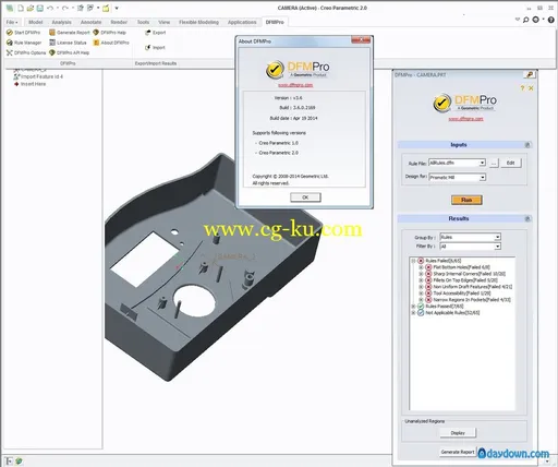 Geometric DFMPro V3.6.0.2129 For ProE WF/Creo X86/x64的图片5