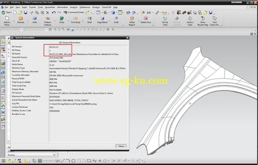 Siemens PLM NX 8.5.3 MP05 Update Windows(X32/X64）/ Linux的图片2