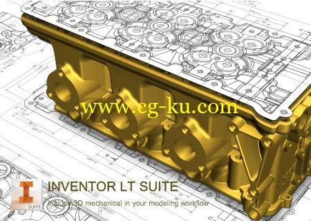 Autodesk AutoCAD Inventor LT Suite 2015.1 X64的图片1