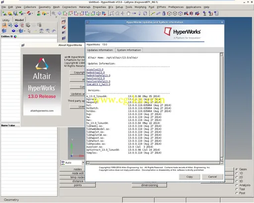 Altair HyperWorks Desktop 13.0.0.119 Linux X64的图片2