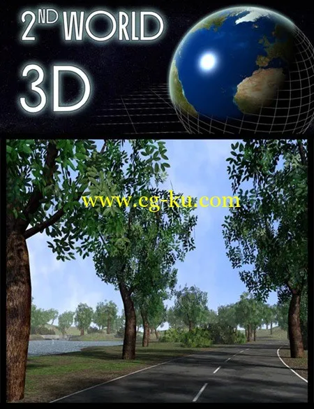 DAZ3DPoser模型道路和轨道的风景的图片1