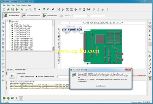 Mentor Graphics FloTHERM PCB 7.1 Update 1的图片2