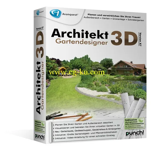 Architekt 3D X7.6 Gartendesigner German的图片1