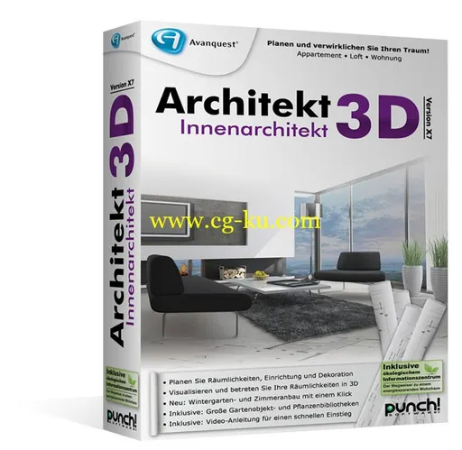 Architekt 3D X7.6 Innenarchitekt German的图片1