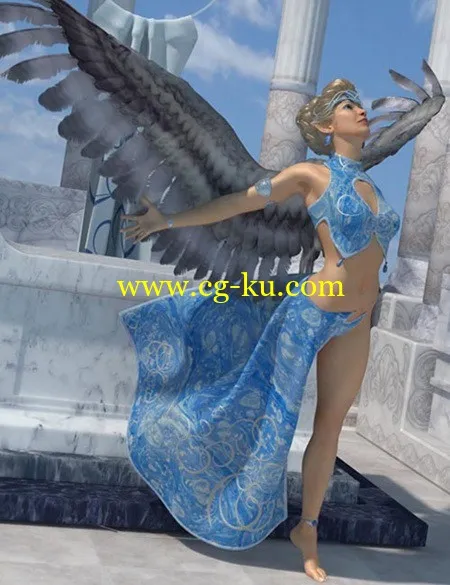 DAZ3DPoser模型Temple Wear 01的图片1