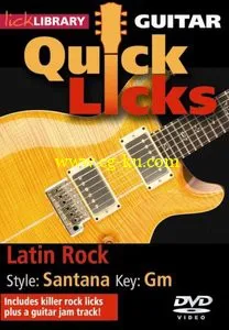 Lick Library: Quick Licks: Latin Rock Carlos Santana的图片1