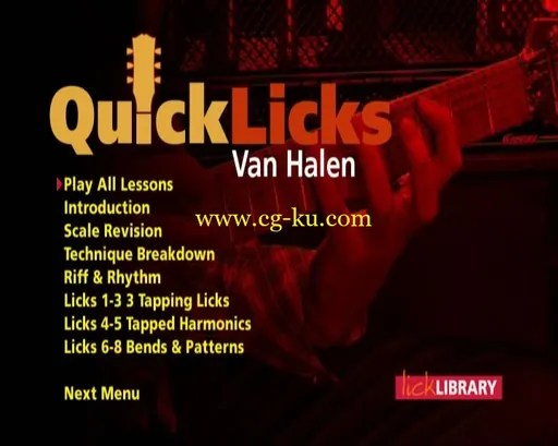 Guitar Quick Licks – Van Halen Style, Fast Rock Key Of A的图片2