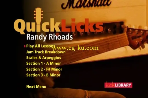 Lick Library – Quick Licks: Fast Classic Metal – Randy Rhoads Key Of Am的图片2