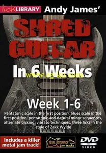 Lick Library – Shred Guitar In 6 Weeks – DVD/DVDRip (2010)的图片1