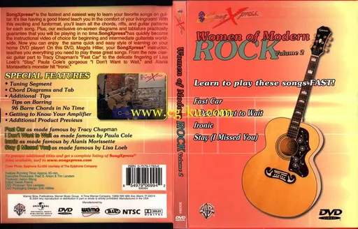 女性的现代摇滚吉他V2 SongXpress – Women Of Modern Rock For Guitar – V2 – DVD (2004)的图片1