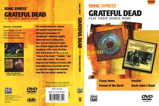 Grateful Dead乐队吉他教程 SongXpress – Play Their Songs Now! – Grateful Dead – DVD (2005的图片1