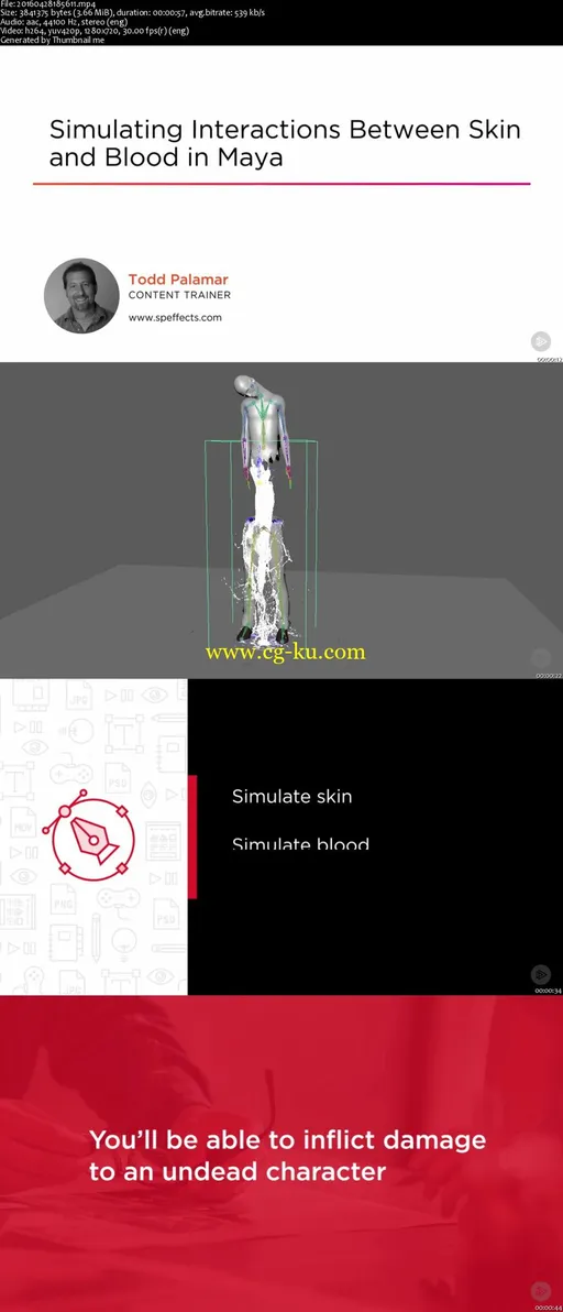 Simulating Interactions Between Skin and Blood in Maya的图片2