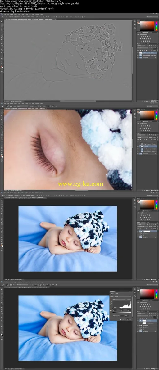 Baby Image Retouching in Photoshop的图片2