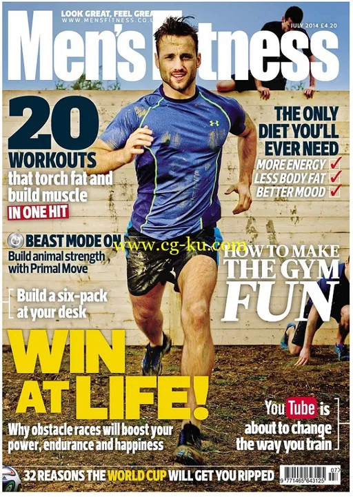 Men’s Fitness UK – July 2014-P2P的图片1