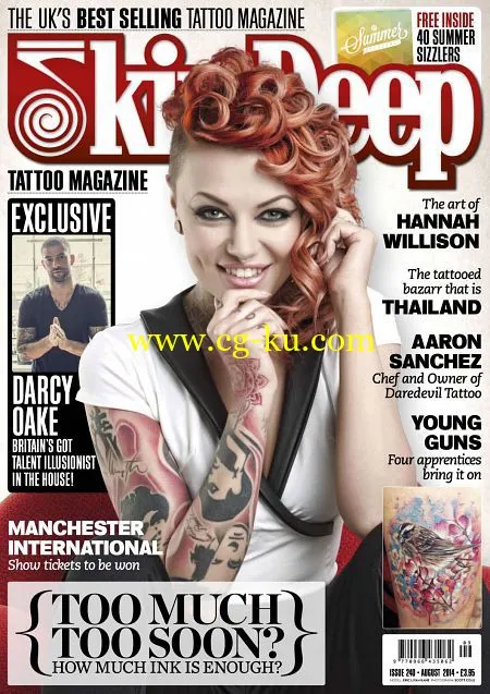 Skin Deep Tattoo Magazine – August 2014 – P2P的图片1