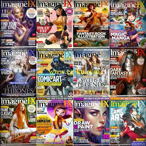 ImagineFX Magazine 2014 Full Collection (including Christmas Issue)的图片1