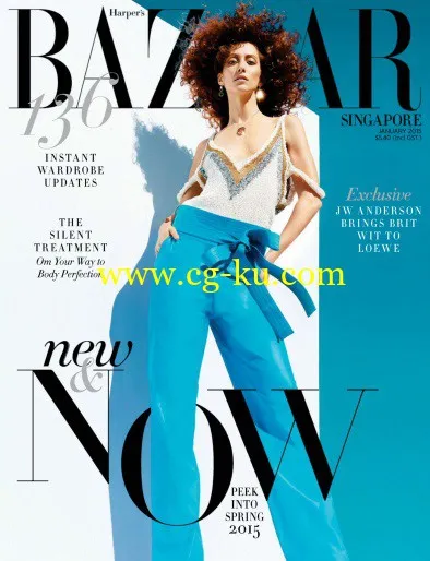 Harper’s Bazaar Singapore – January 2015-P2P的图片1