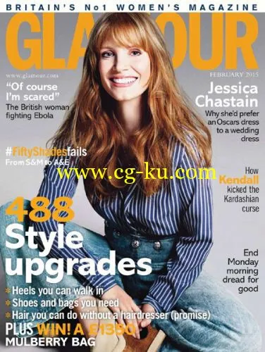 Glamour UK – February 2015-P2P的图片1