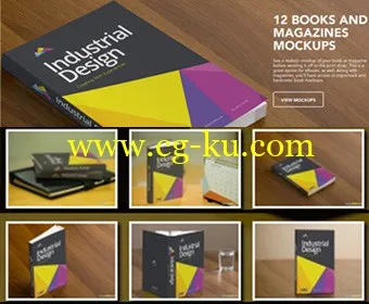 Zippypixels 12 Books And Magazines Mockups-P2P的图片1