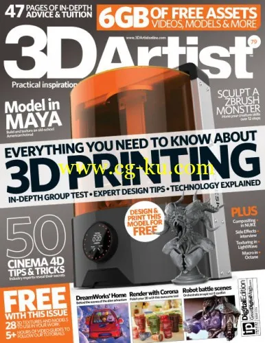 3D Artist – Issue 79, 2015-P2P的图片1