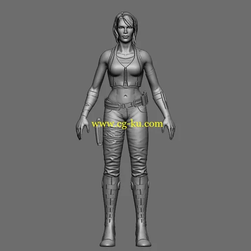 Maya2012与ZBrush4结合制作女英雄形象高精建模教程的图片1