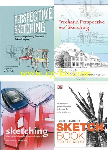 Sketching – Freehand And Digital Drawing Techniques For Artists & Designers Books Collecti的图片1