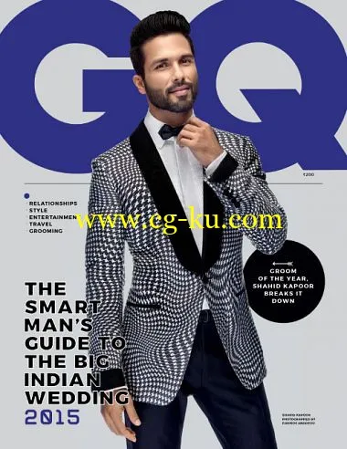 GQ India – The Smart Man’s Guide To The Big Indian Wedding 2015-P2P的图片1