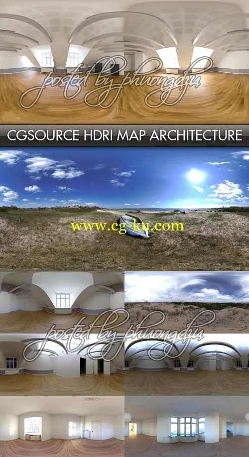 CGSource 16 Full spherical HDRi Maps的图片1