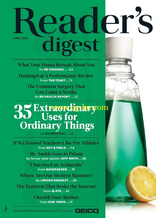 Reader’s Digest USA – April 2016-P2P的图片1