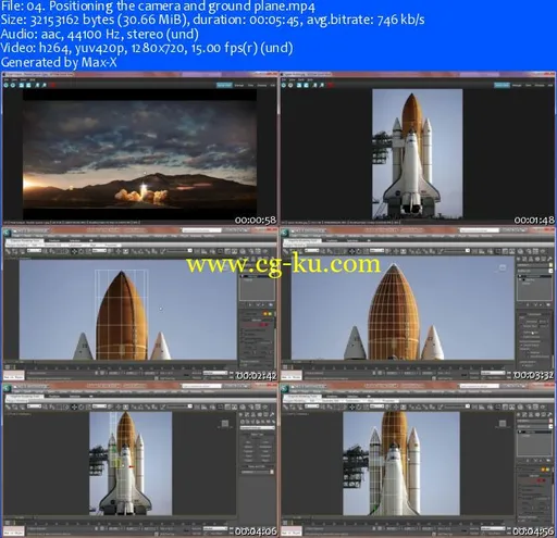 Digital Tutors – Simulating a Rocket Launch Sequence in 3ds Max and FumeFX的图片1