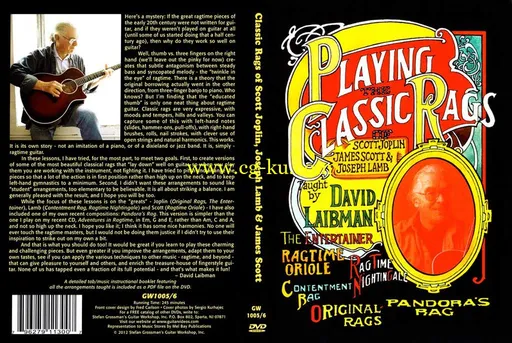 Grossman Guitar Workshop – David Laibman – Playing The Classic Rags – 2xDVD (2012)的图片1